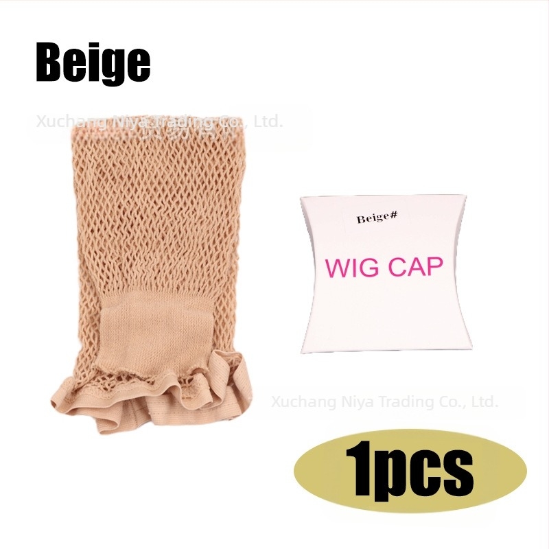 Wig cap rugalmas hajhálóval, két végű hosszú dupla háló a paróka formázásához, 20 g