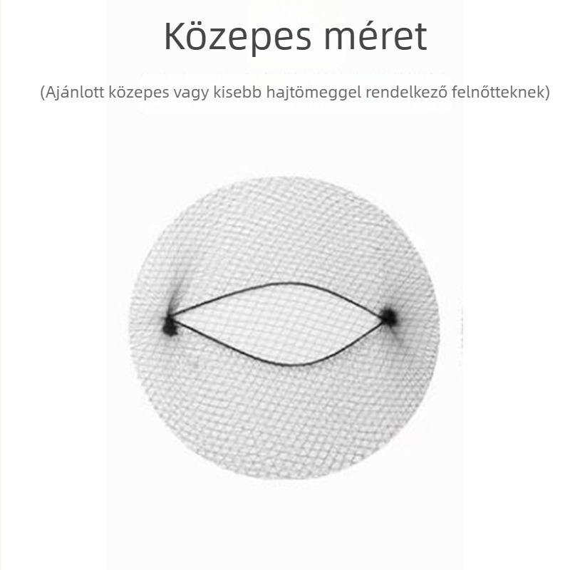 Hajkellékek készlet: 50 U-alakú csipesz, 20 láthatatlan hajháló, poliészter rost, kézzel készített, uniszex.