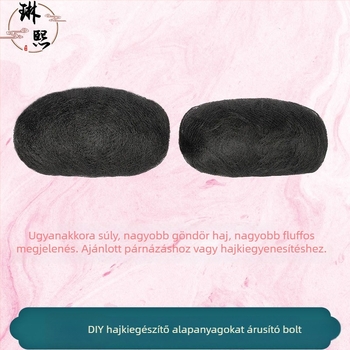 Cosplay paruka anyag - Kézzel készített, Hosszú haj, Hazai selyem, Ókori stílus, DIY Hanfu styling