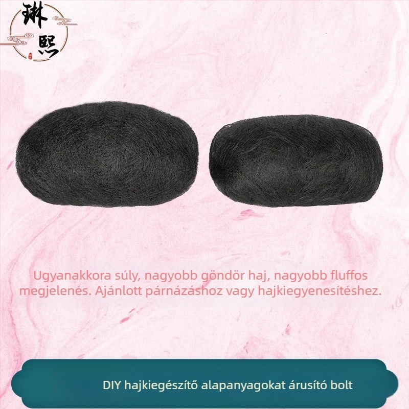 Cosplay paruka anyag - Kézzel készített, Hosszú haj, Hazai selyem, Ókori stílus, DIY Hanfu styling