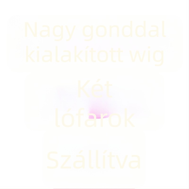 Női hosszú, egyenes paróka fekete-barna színben, lágy fruforral és oldalsó részekkel; alkalmas kettős copf készítésére