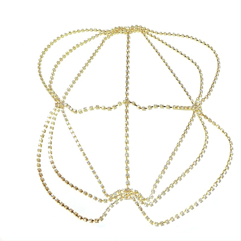 Kristályos hajdísz – Többszörös homloklánc és tassel hajpánt, elegáns női stílus, elektroplatálás felületkezelés