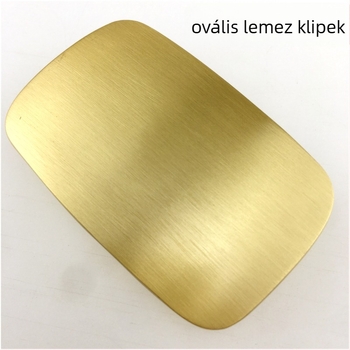 Réz övcsat sima lemez, belső Ø40 mm, négyszög és ovális forma