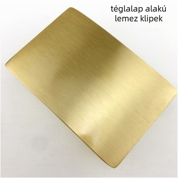 Réz övcsat sima lemez, belső Ø40 mm, négyszög és ovális forma