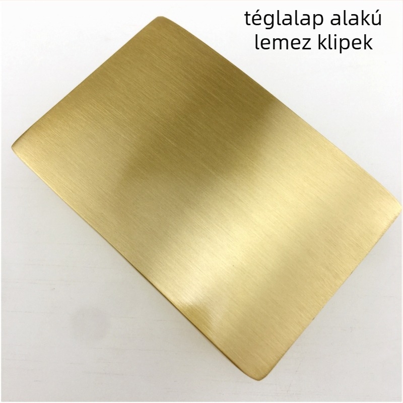 Réz övcsat sima lemez, belső Ø40 mm, négyszög és ovális forma