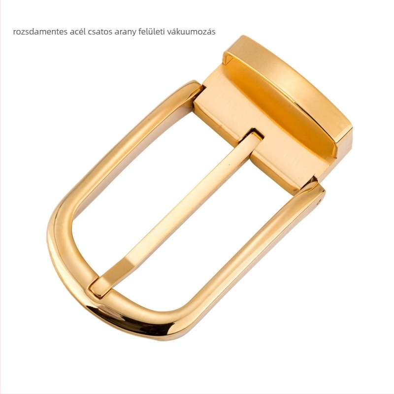 Férfi övcsat tűs kialakítással, 304 rozsdamentes acélból, fényes felület, kopásálló