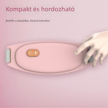 Menstruációs melegítő öv infravörös melegítéssel és rezgő masszázzsal, USB újratölthető, alkalmazás/Bluetooth vezérlés, három fűtési szint, Modell P71