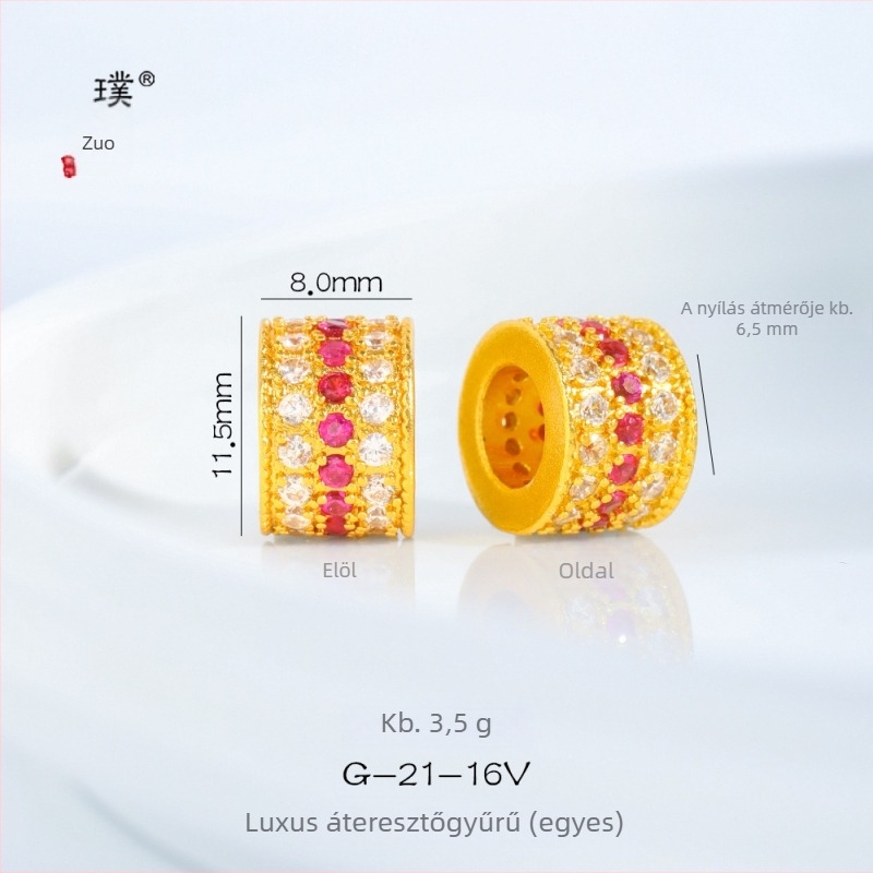 Réz nyaklánc elektroplatírozott bevonattal, kulcscsonti lánc, márka P·z accessories/puzuo, eredet Yiwu