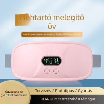 Derékmelegítőöv N6 – derék masszírozó melegítő és vibrációs masszázs, 4 fokozat, 45–65°C, tölthető energiaforrás