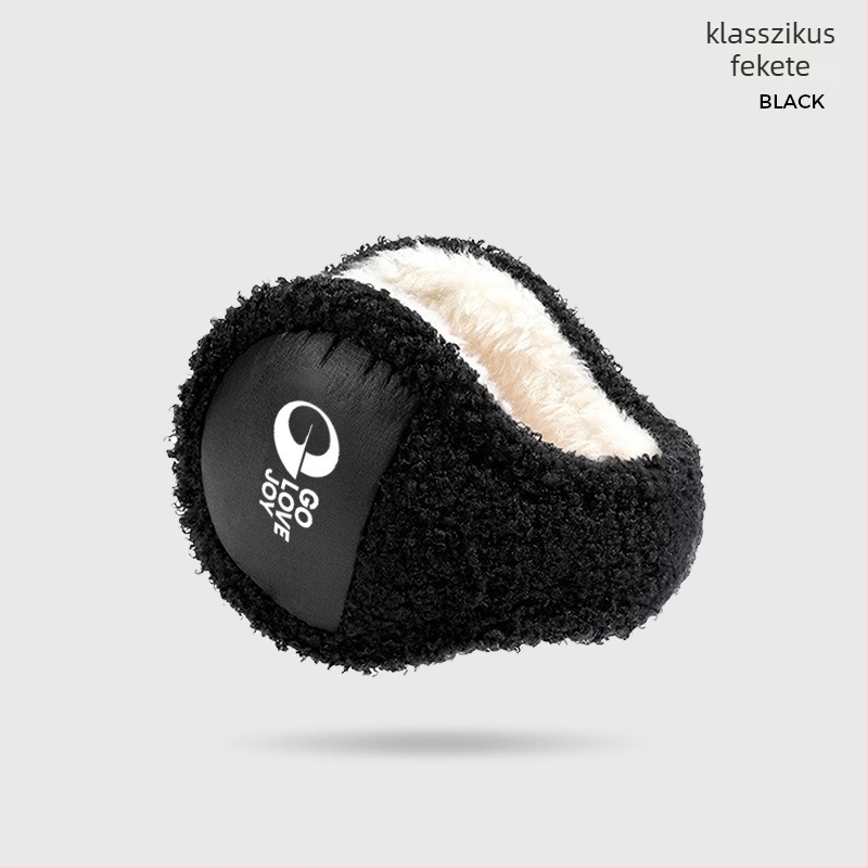 Férfi fülvédő, hátsó viselésű, fleece bélés, szélálló, összecsukható, meleg
