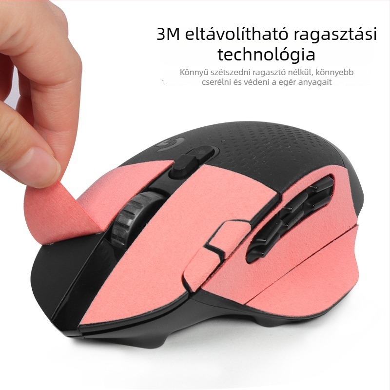 Logitech G604 csúszásmentes velúr egérpad, teljes fedés, hátoldal nedvszívó és védelem a szélek mentén