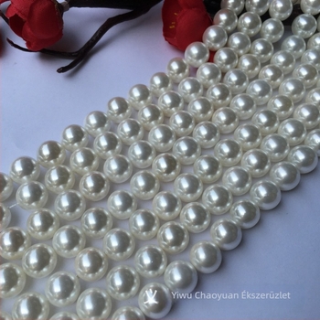 DIY ékszerkészítéshez héj gyöngyök, gyöngyház hatású bevonattal, feldolgozás: vágás és csiszolás, egyszerű luxus stílus, tél 2023