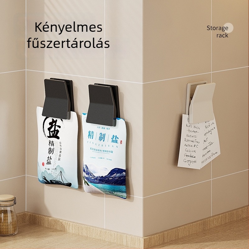 Fali fürdőszobai tárolóklip – Ling feng, Storage clip modell, modern minimalist stílus, felnőtteknek