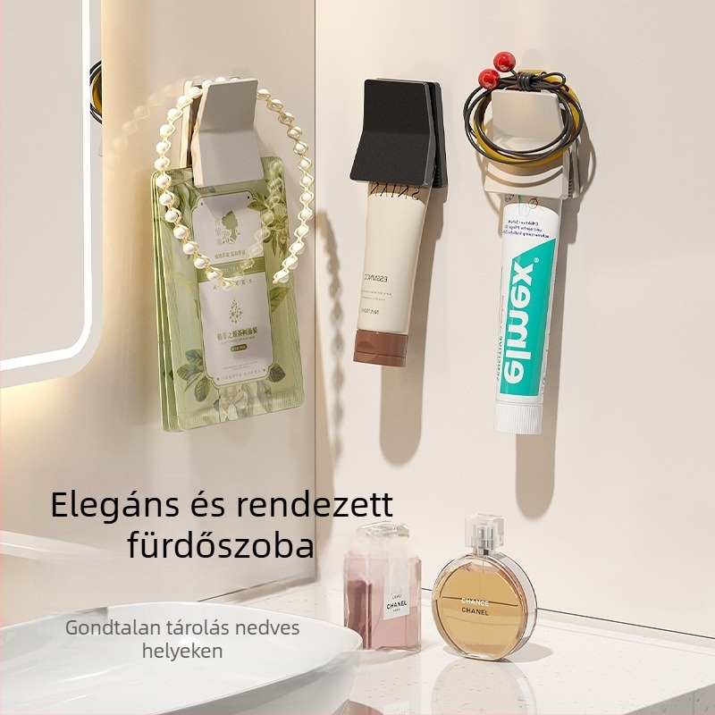 Fali fürdőszobai tárolóklip – Ling feng, Storage clip modell, modern minimalist stílus, felnőtteknek