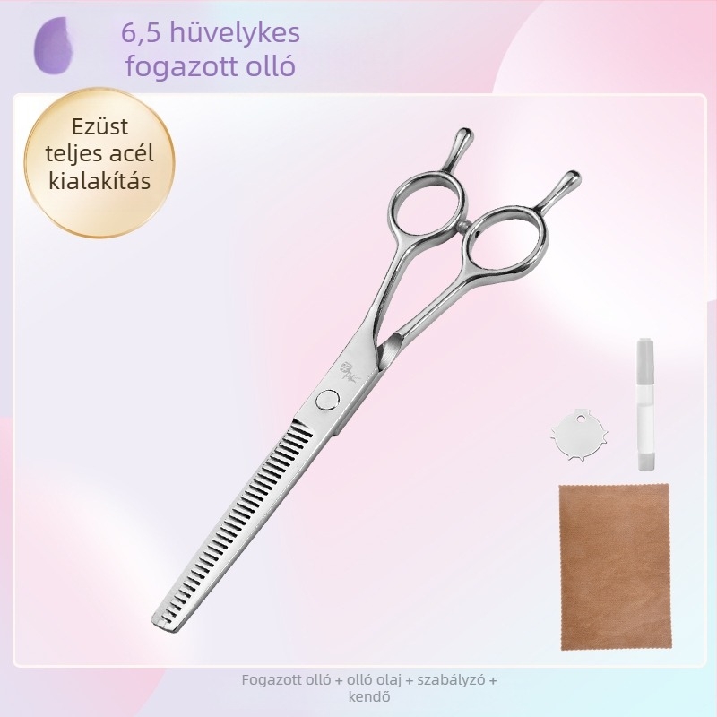 Ívelt kutyaszőr-gondozó olló készlet a szőr nyírásához