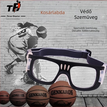 Sportvédő szemüveg – PC anyag, myopia-kompatibilis, modell 072, kosárlabda, futball és futás számára
