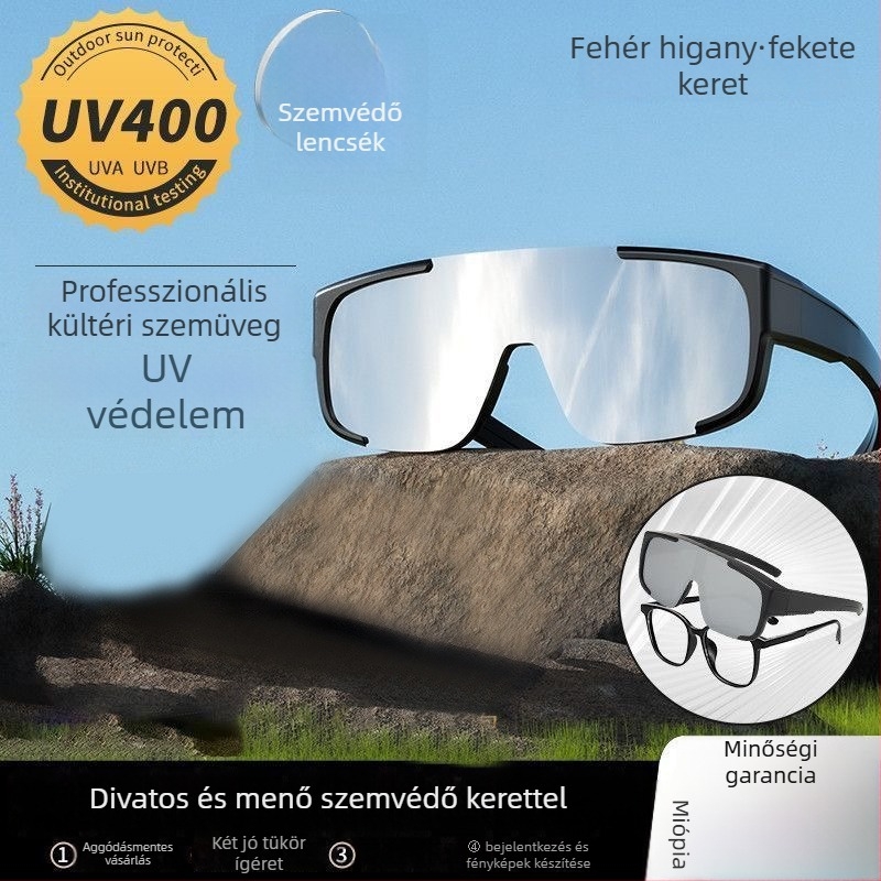 Női hegyi szemüveg – dioptria 1 a miopii, szél- és UV védelem, teljes keretű műanyag, kerékpározáshoz