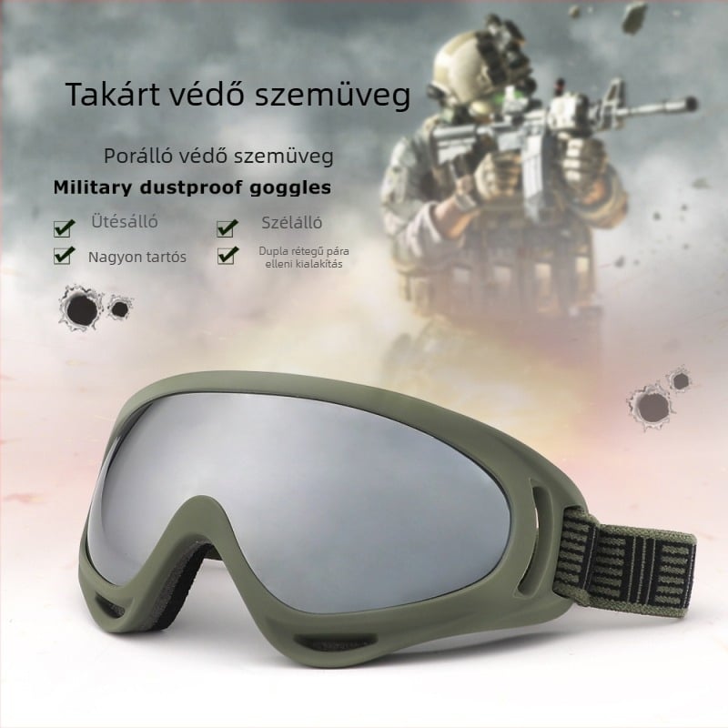 XA-030 sí szemüveg, PC anyag, 0° fok, fejpánttal kompatibilis, felnőtt kerékpározáshoz
