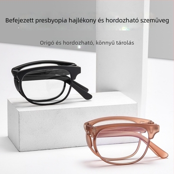 Olvasó szemüveg AC lencsékkel, anti-kék fény, keret nélküli kivitel, támogatja a rövidlátást