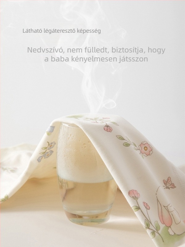 100% pamut újszülött overál hosszú ujjú, tavasz–ősz időszakra, lányoknak
