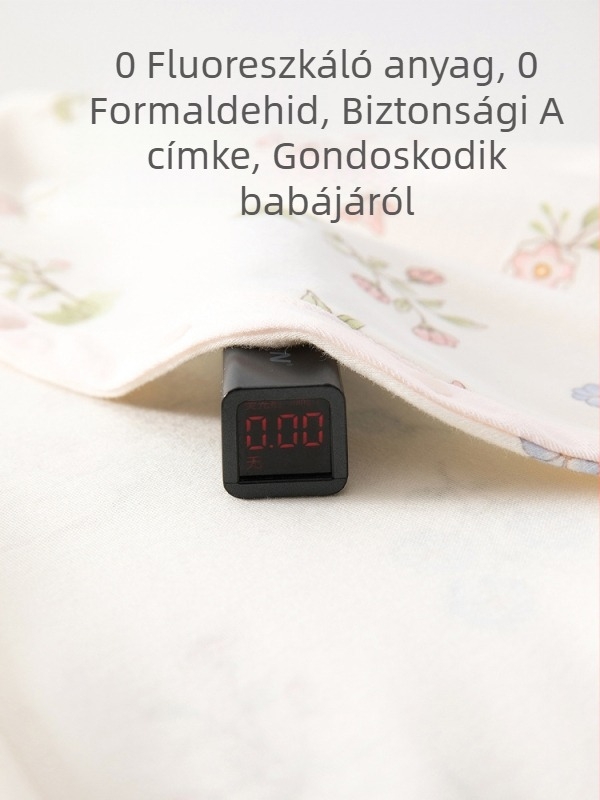 100% pamut újszülött overál hosszú ujjú, tavasz–ősz időszakra, lányoknak
