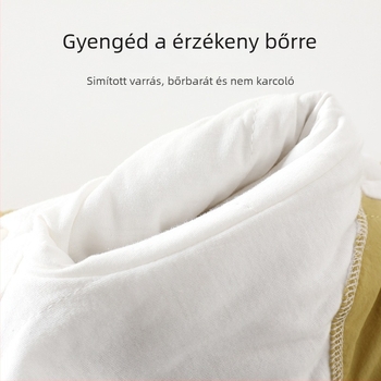 Újszülött overál, vastag steppelt pamut bélés, diagonális záródás, uniszex, hosszú ujjú