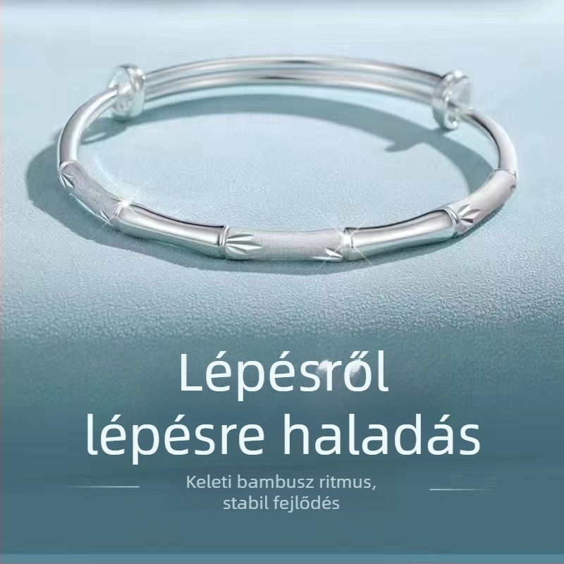 Réz női karkötő minimalista geometriai stílusban, elektroplattált, dekoratív kéz ékszer