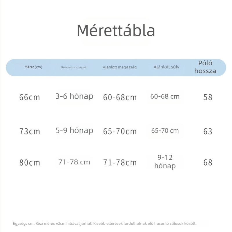 Újszülött pamut tömött overál, hosszú ujjú, kapucni nélküli, 100% pamut külső, belső töltet 30% pamut/70% poliészter, téli