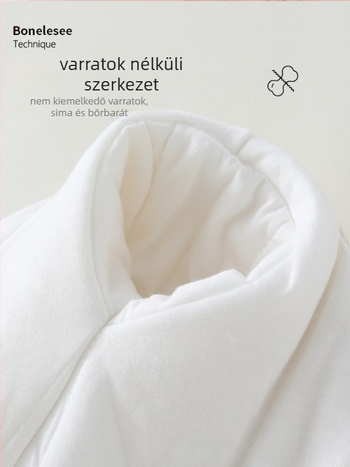 Baba téli quiltelt overál, 100% pamut, uniszex, újszülött 0–1 év, hosszú ujjú, kapucni nélkül, eleje záródó