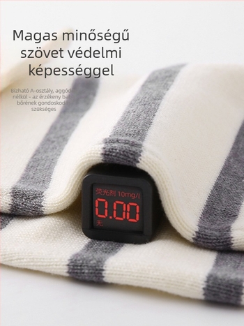 Baba rugdalózó, 90% pamut, hosszú ujjú, koreai stílus, 0–12 hónapos újszülötteknek