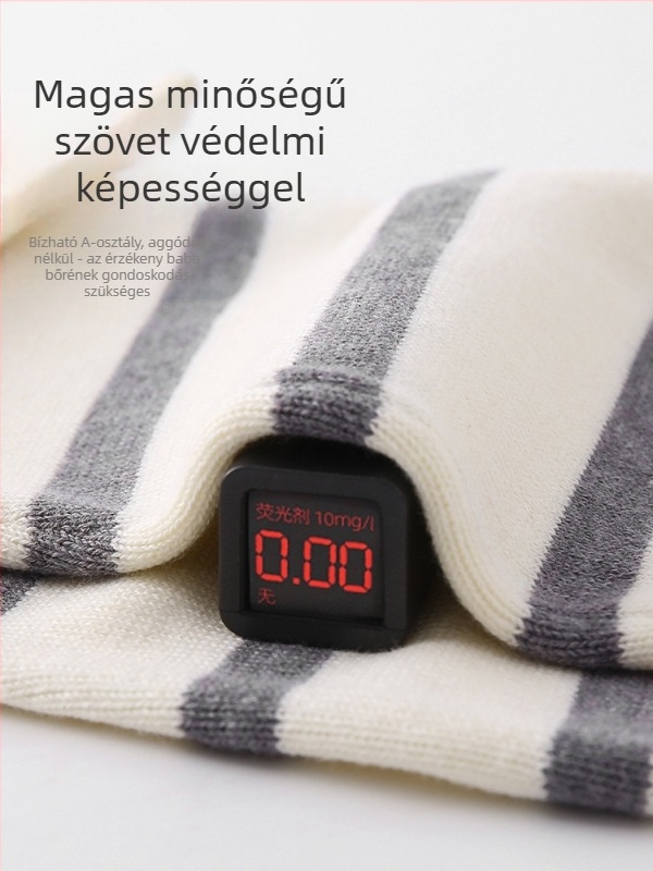 Baba rugdalózó, 90% pamut, hosszú ujjú, koreai stílus, 0–12 hónapos újszülötteknek