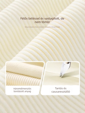 Gyerek Corduroy nadrág, fleece béléses téli melegen, középső derék, elasztikus derékpánt, 100% poliészter