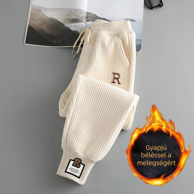 Corduroy gyerek sportnadrág lányoknak, casual, 2025 tavasz-ősz-tél