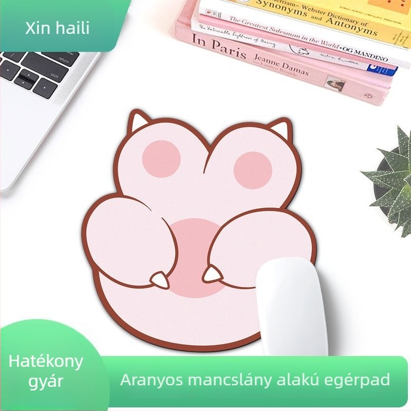 Egérpad Claw Alien – Kisméretű, gyantaanyagú, csúszásmentes, injekciós öntés, logó nyomtatva