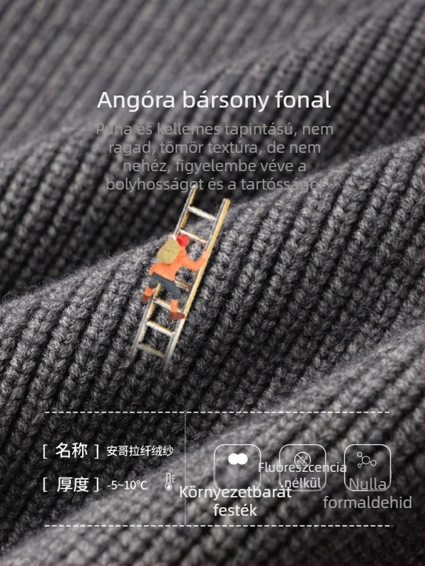 Lányoknak való kötött pulóver állógallérral, hosszú ujjú, 100–140 cm, Ősz/Tél 2026