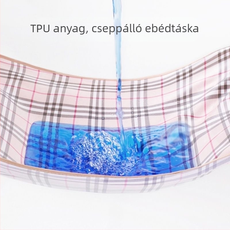 Idősek etetőbib, Nyak-stílusú vízálló, Poliészter, Grízel mintázat, Uniszex