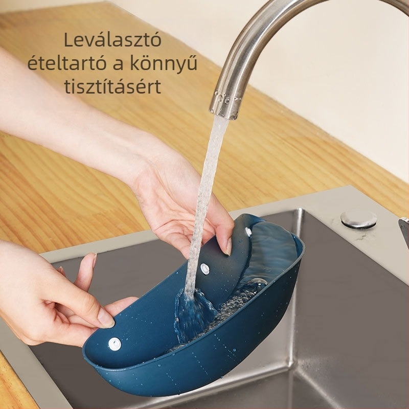 Felnőtt vízálló etetőbib, leválasztható, pamut, uniszex, márka Hfine