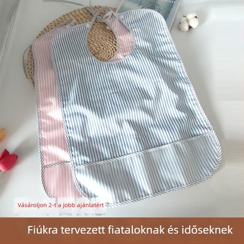 Felnőtt vízálló etetőbib, poliészter, uniszex, 2024 tavasz listázás