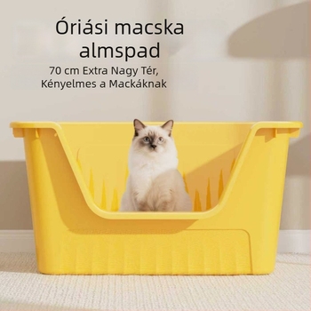 Extra nagy macskaalmotálca, nyitott kivitel, négyszögletes forma, PP anyag, márka Good Home