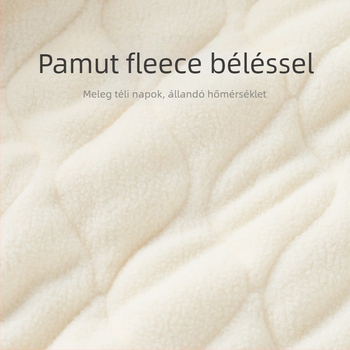 Gyerekeknek való nylon kabát fleece béléssel, 1-3 éveseknek, V-nyakú