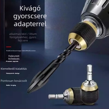 Hatszögletű gyorscsere-adapter rúd – hosszabbító a elektromos fúróhoz, hatszögletű tengely, szétszerelési eszköz (1 készlet vagy 2 készlet)