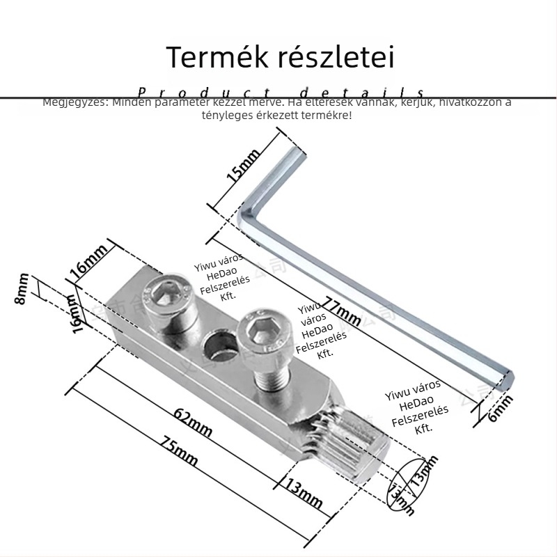 Hedaohardware 5 részes szétszerelő készlet csaptelep és csővezetékek meneteinek kivonásához – univerzális kivonók, anyagok PP/TPR/szénacél