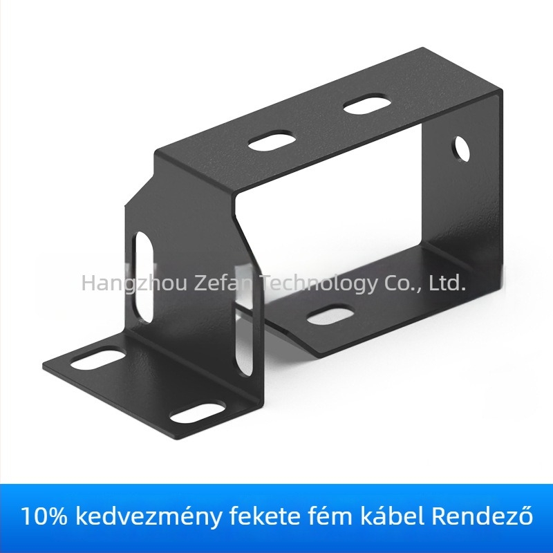 Szekrényhez való fém kábelkezelő gyűrű, Zhefan, hidegen hengerelt acélból, kábelezéshez és elosztáshoz
