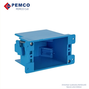 Paco amerikai szabványú, régi stílusú kapcsoló- és aljzatdoboz szerelőfülekkel, otthoni felújításokra