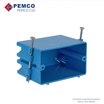 Paco amerikai szabványú, régi stílusú kapcsoló- és aljzatdoboz szerelőfülekkel, otthoni felújításokra