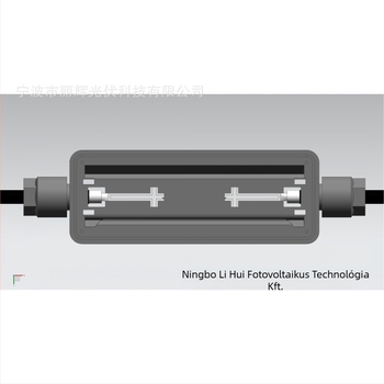 Fotovoltaikus csatlakozó doboz - nagy áramú, sáv alakú, vízálló, tömítőgyűrűvel, rugalmas; kültéri használatra; új energia fotovoltaikus rendszerekhez