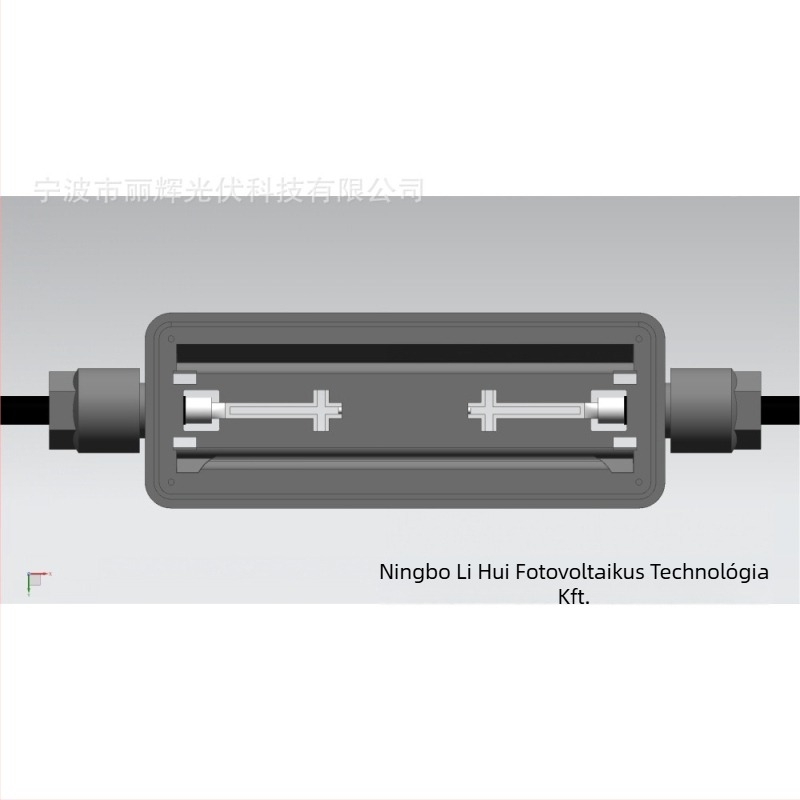 Fotovoltaikus csatlakozó doboz - nagy áramú, sáv alakú, vízálló, tömítőgyűrűvel, rugalmas; kültéri használatra; új energia fotovoltaikus rendszerekhez