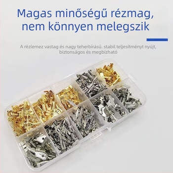 Réz terminál blokk, dugós csatlakozás, egyenes kialakítás, modell: hideg préselésű terminál