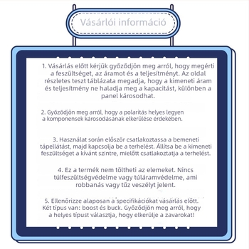 LM2596S állítható feszültség-növelő/csökkentő modul kettős digitális voltmérővel, szabályozott tápegység autóhoz DIY