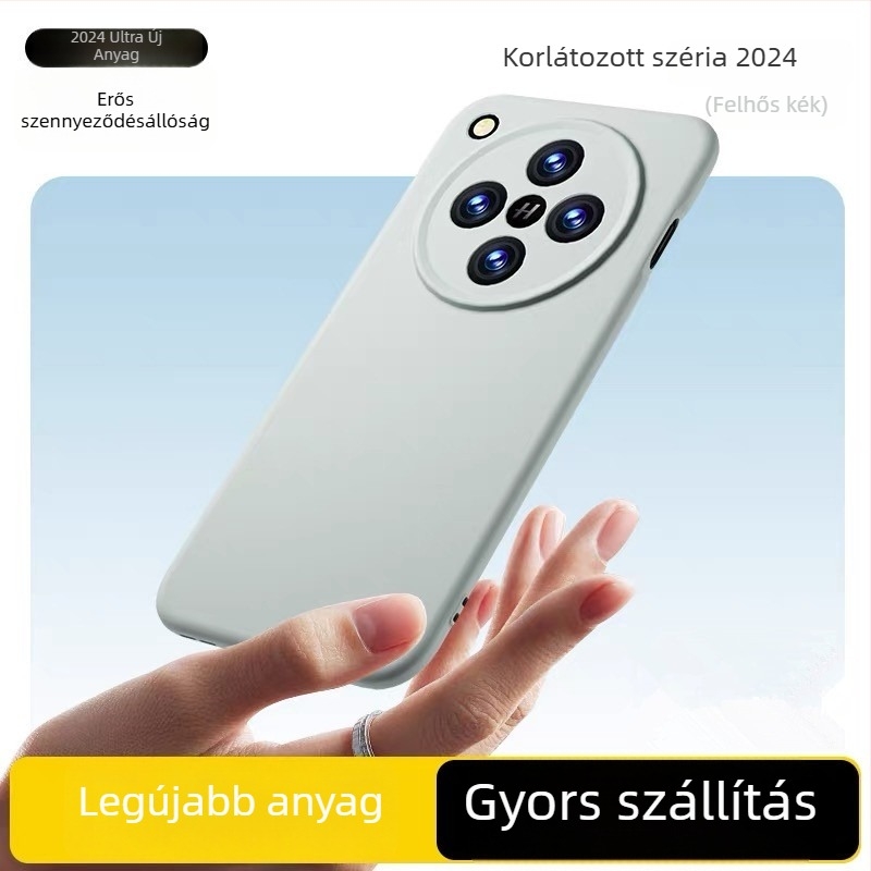 OPPO Find X8 Ultra telefonvédő tok folyékony szilikonból, teljes lefedettség, kopásálló, ütésálló, ujjlenyomat-mentes